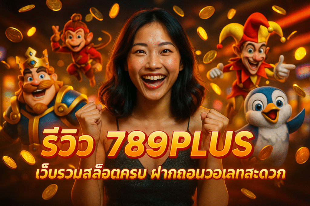 รีวิว 789PLUS เว็บรวมสล็อตครบ ฝากถอนวอเลทสะดวก